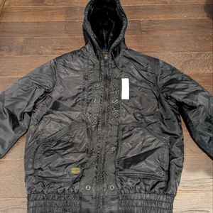 10 Deep Hooded Bomber Jacket